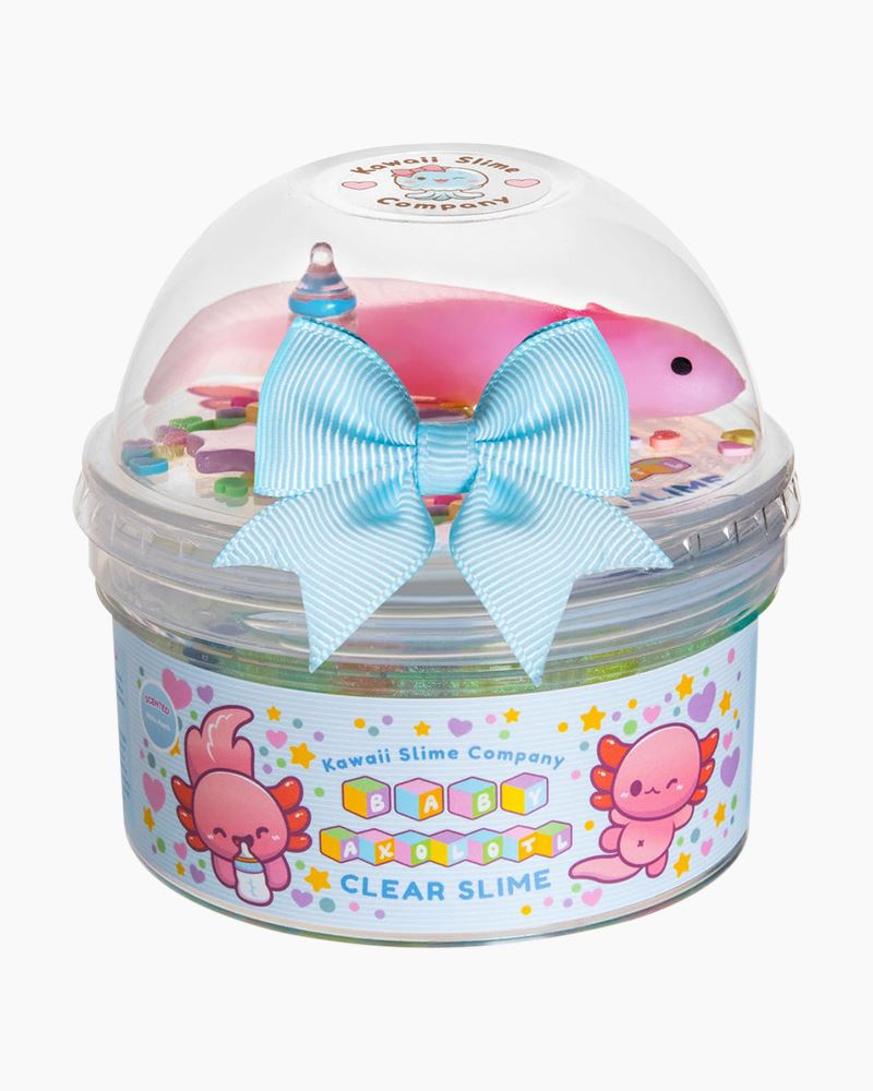 Baby Axolotl CLear Slime