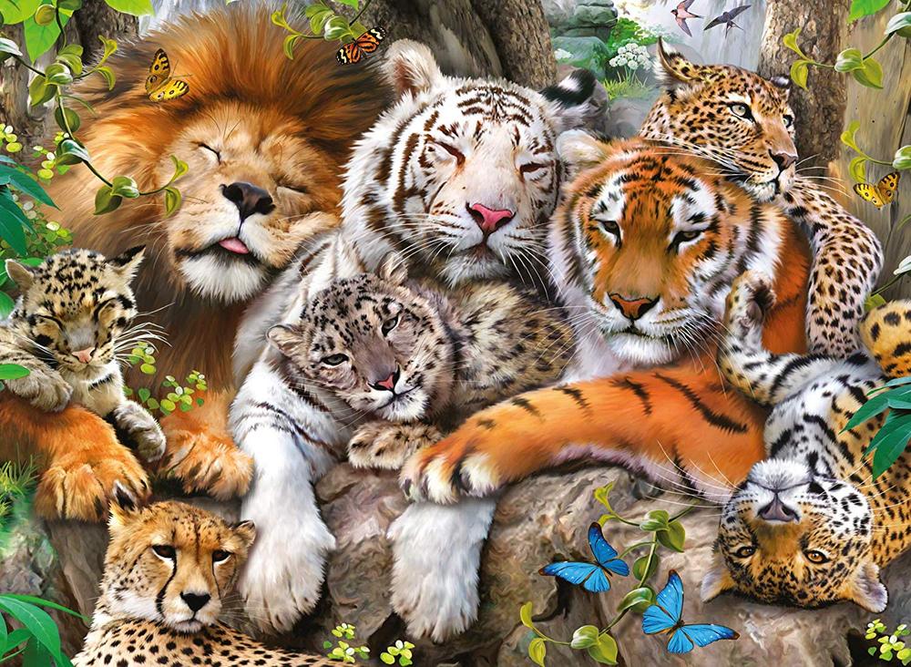 Big Cat Nap - 200 Pieces Puzzle