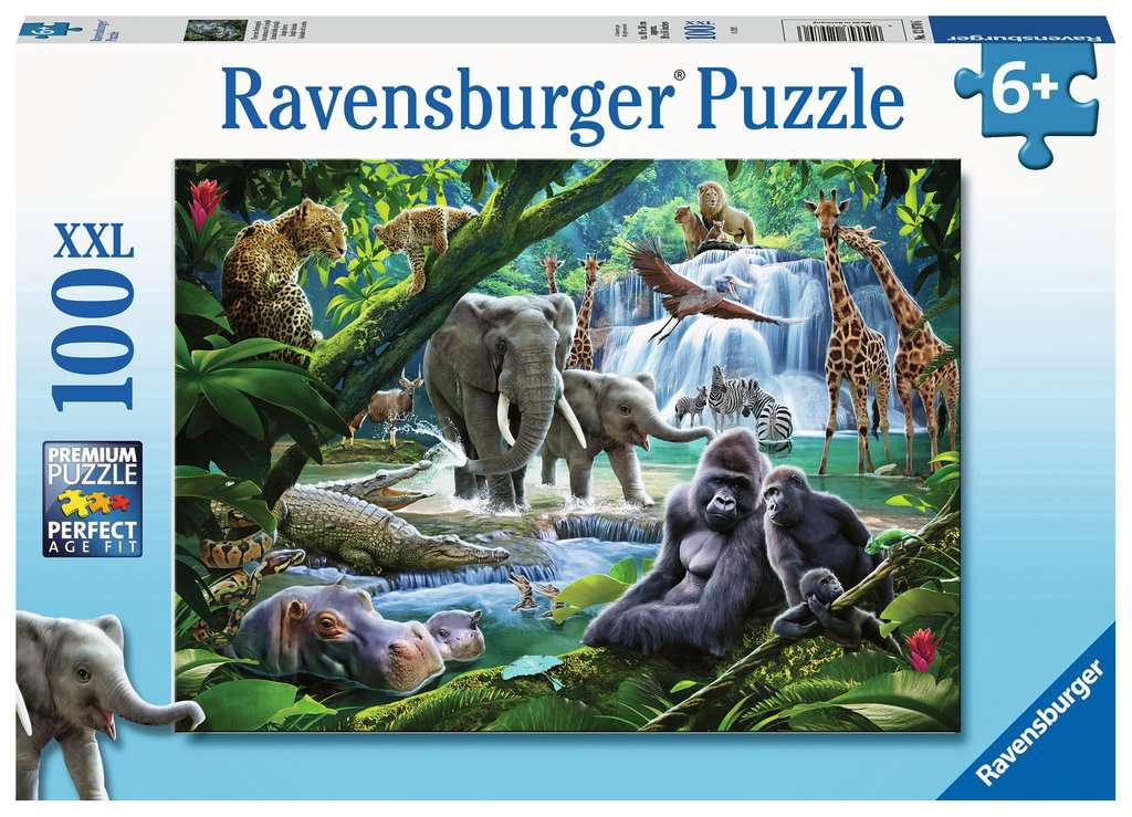 Jungle Animals - 100 Pieces Puzzle
