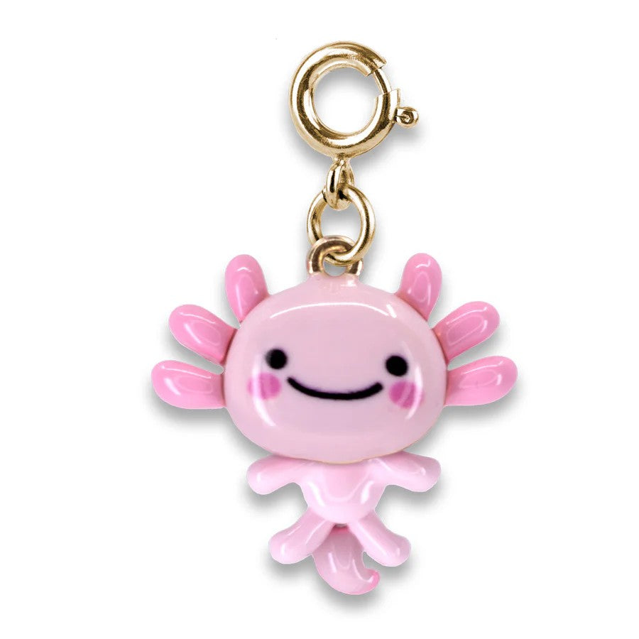 Gold Axolotl Charm