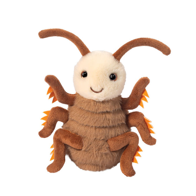 Plush Rocco Dancin' Cockroach on a white background