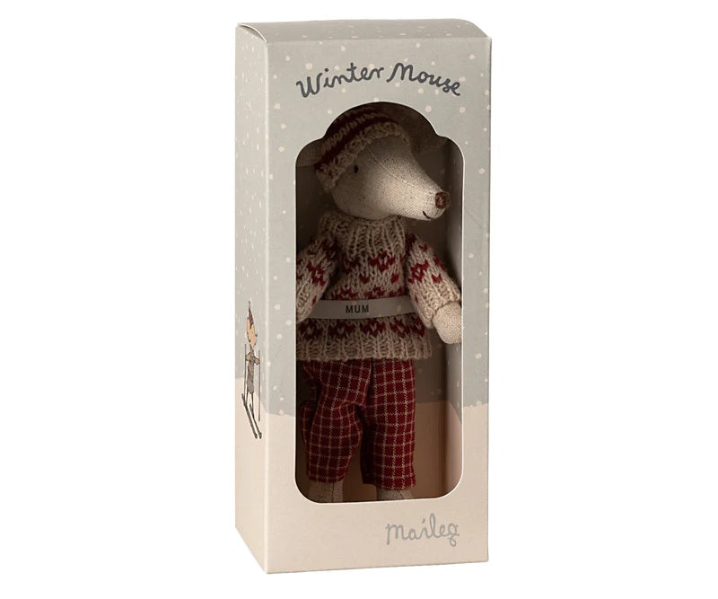 Winter Ski Red: Mum Mouse