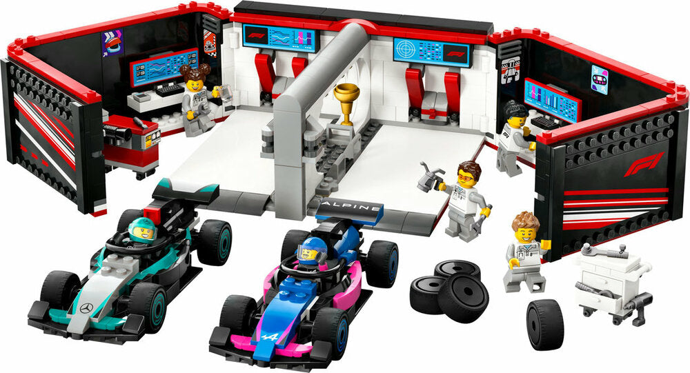 60444 LEGO® F1 Garage & Mercedes-AMG & Alpine Cars