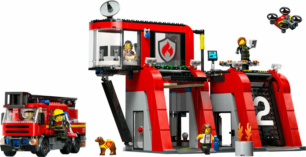 60414 LEGO® Fire Station with Fire Truck