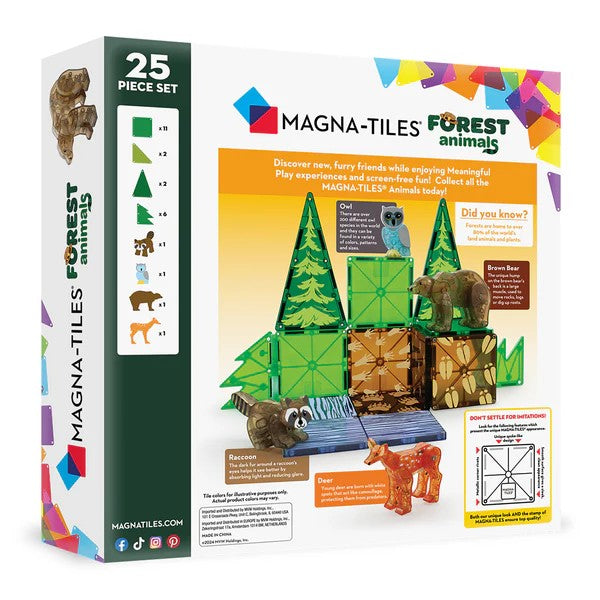 Forest Animals 25 Piece Magnatiles