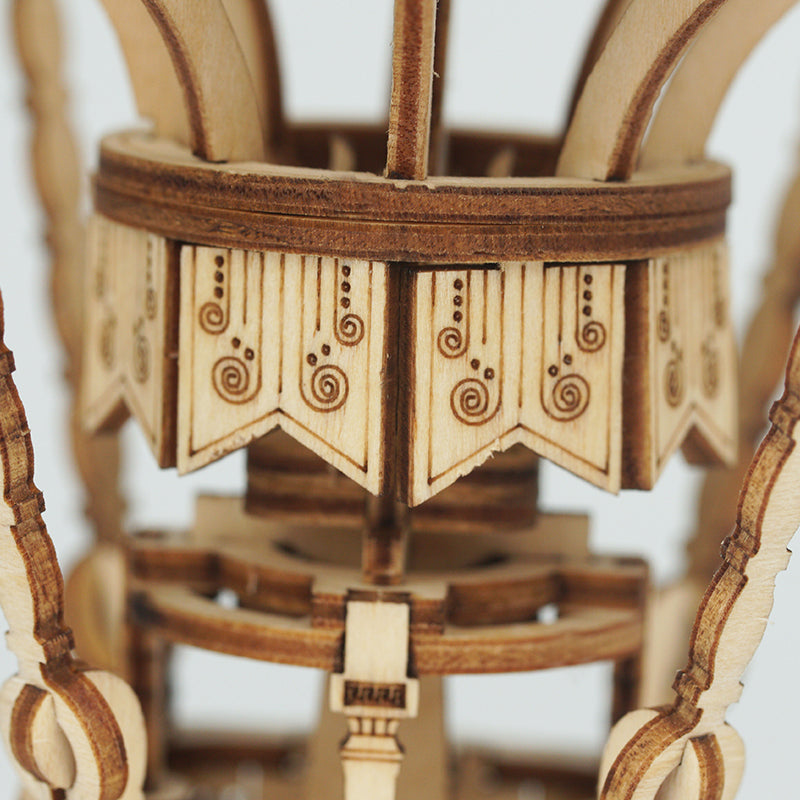 Classic 3D Wood Puzzles; Hot Air Balloon