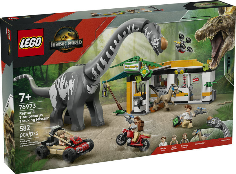 76973 LEGO® Raptor & Titanosaurus Tracking Mission