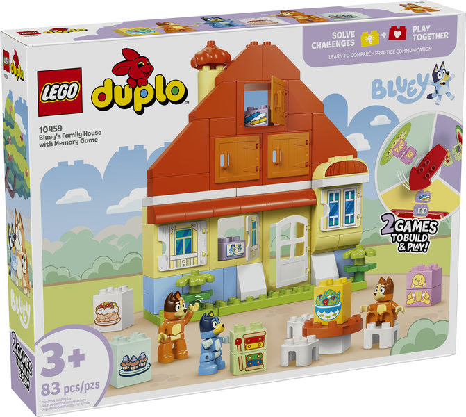 10459 LEGO® DUPLO® Bluey's Family House with Memory Game