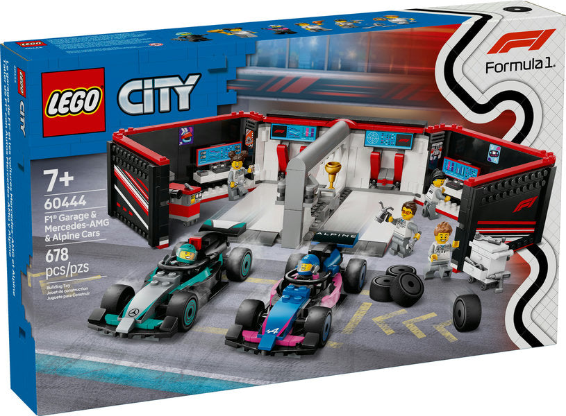 60444 LEGO® F1 Garage & Mercedes-AMG & Alpine Cars