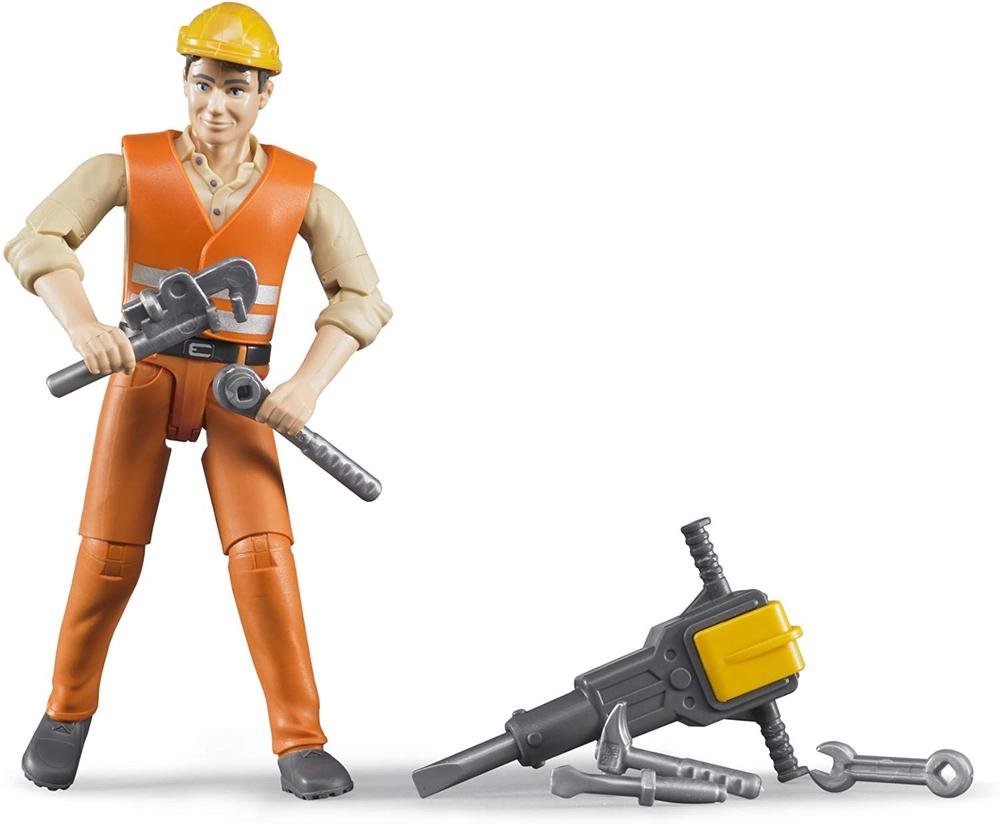Construction Worker with Accessories