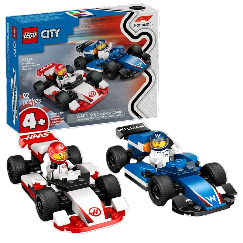 60464 LEGO® F1 Williams Racing & Haas F1 Race Cars