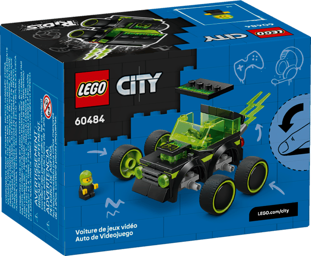 LEGO City Brick Rides: Rides – Gaming Race Car