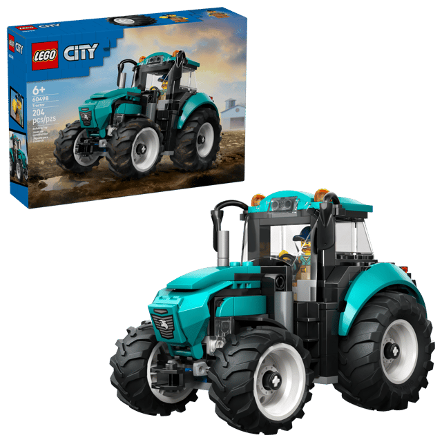 LEGO City Great Vehicles: Tractor set with packaging in the background