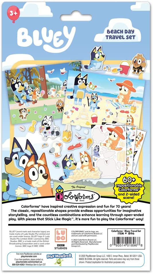 Bluey Travel Colorforms