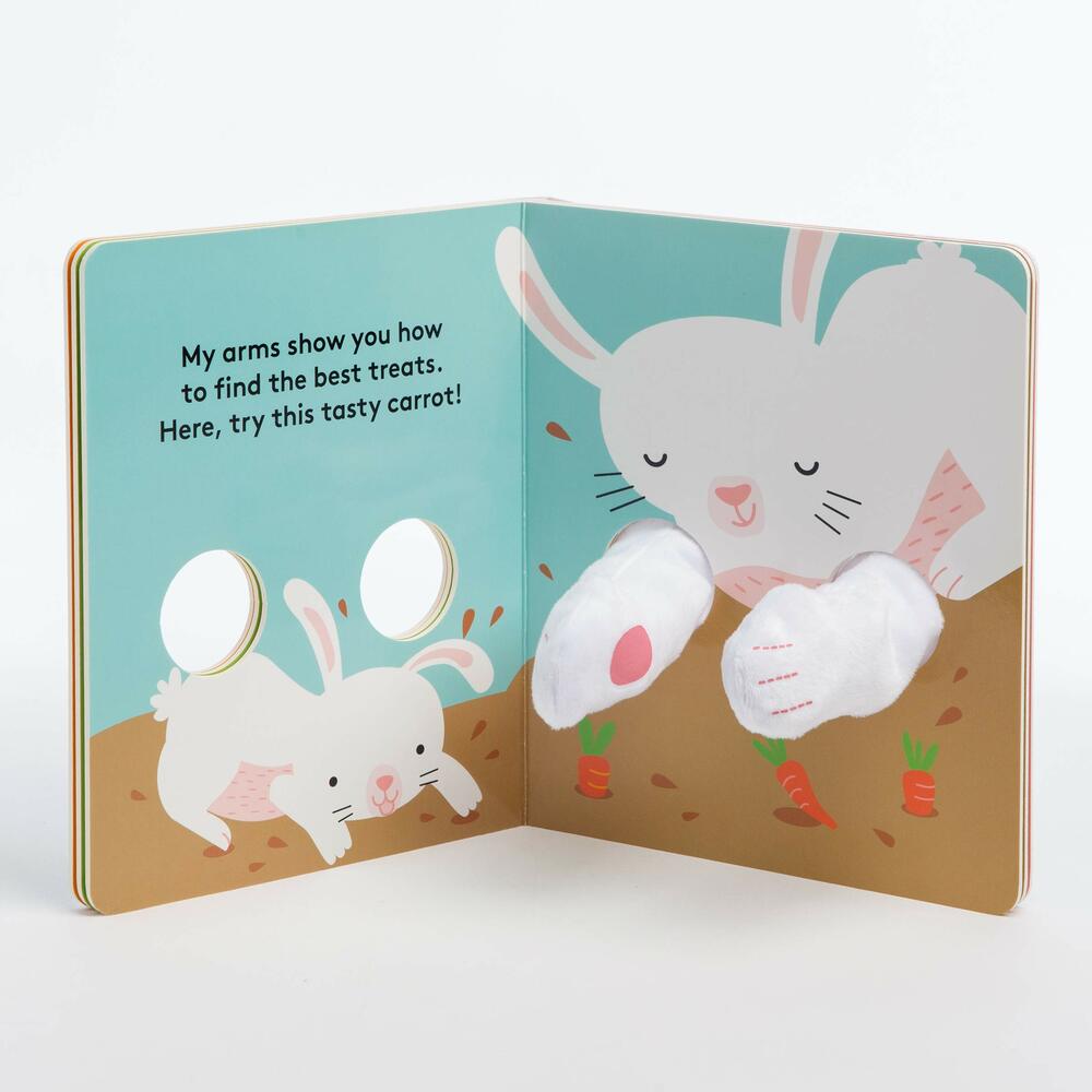 Hug Me Little Bunny Finger Puppet Book