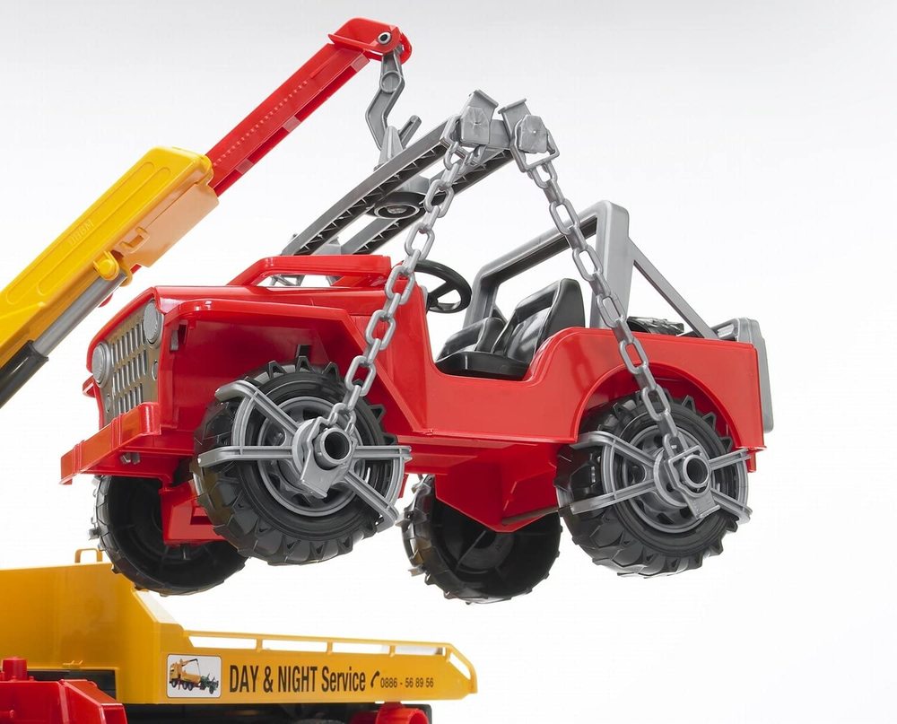 Tow Truck With Cross Country Vehicle