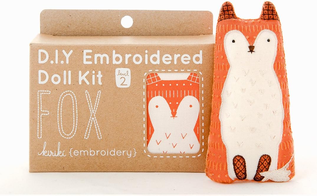 Fox Embroidery Kit