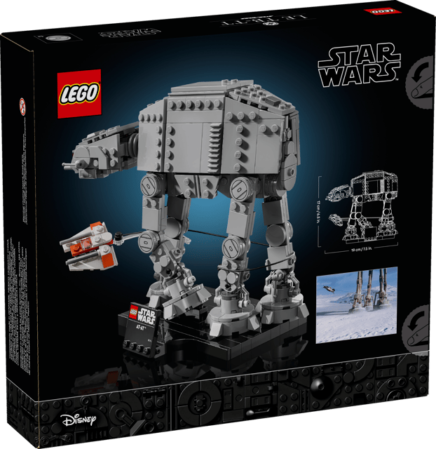 LEGO Star Wars: AT-AT™ walker set packaging with branding and product illustration.