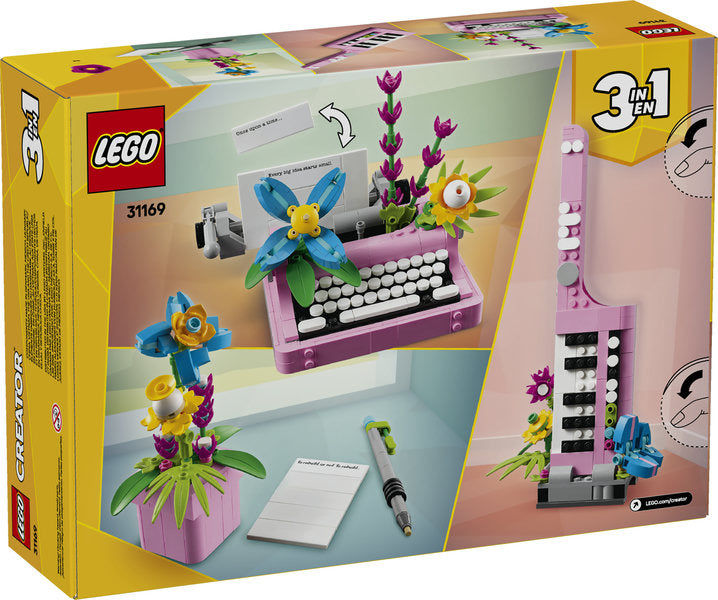 31169 LEGO® Typewriter with Flowers