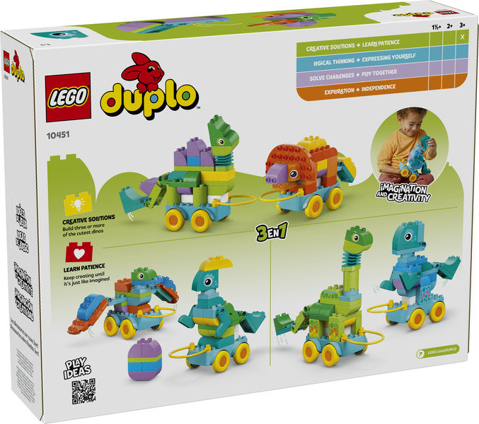 10451 LEGO® DUPLO® 3in1 Dinosaurs on Wheels