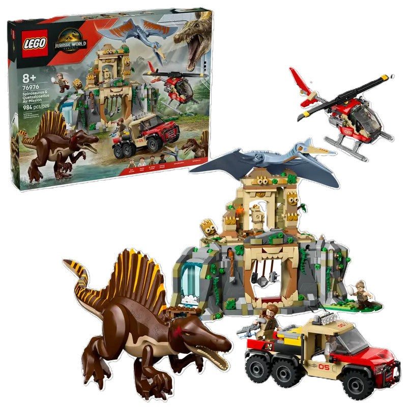 76976 LEGO® Spinosaurus & Quetzalcoatlus Air Mission