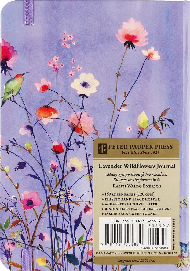 Lavender Wildflowers Journal