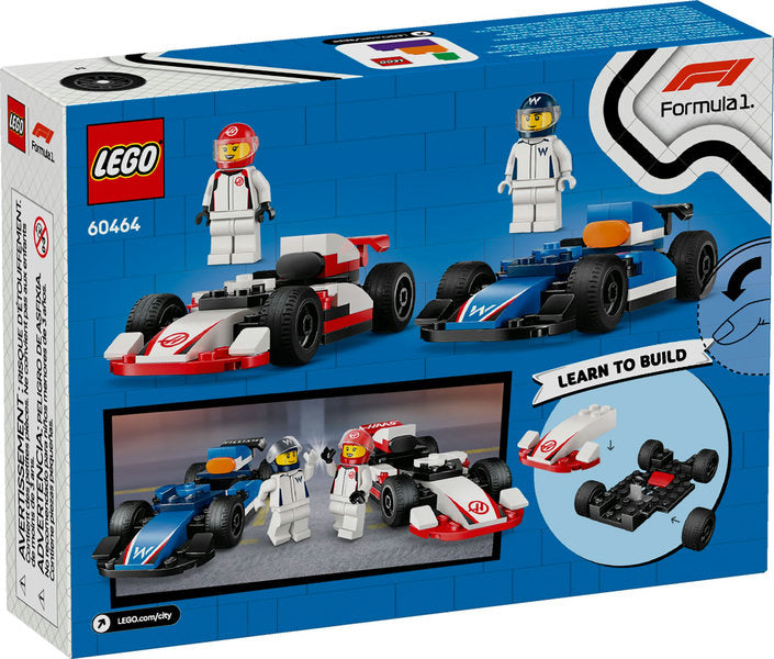 60464 LEGO® F1 Williams Racing & Haas F1 Race Cars
