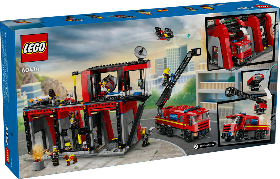 60414 LEGO® Fire Station with Fire Truck