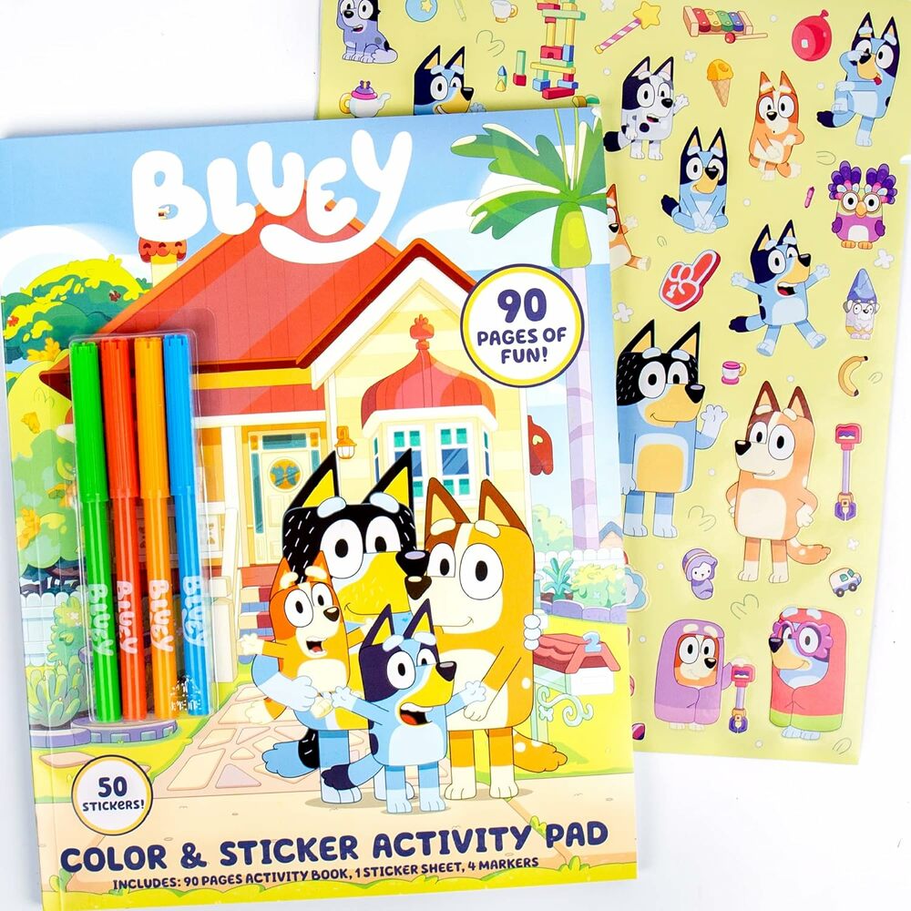 Bluey Coloring & Activity & Sticker Book