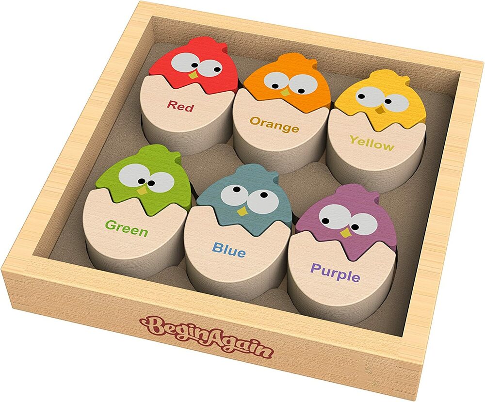 Color N Eggs Bilingual Matching Puzzle
