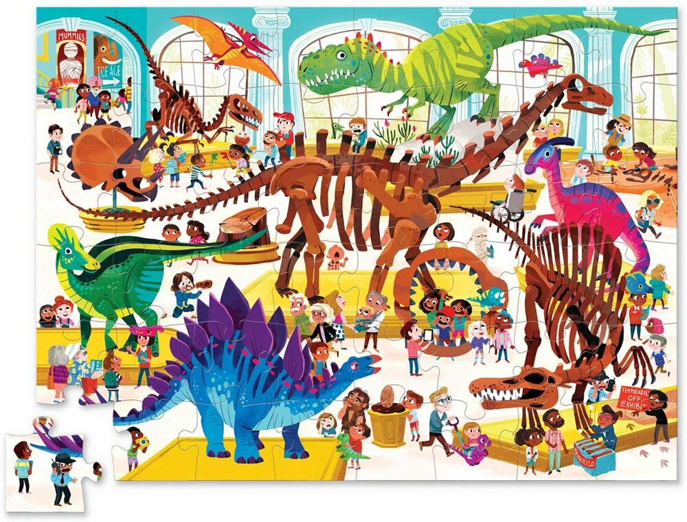 Day at the Dinosaur Museum 48 Piece Puzzle