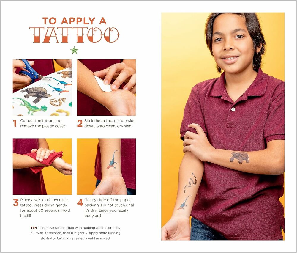 Temporary Tattoo: Snakes