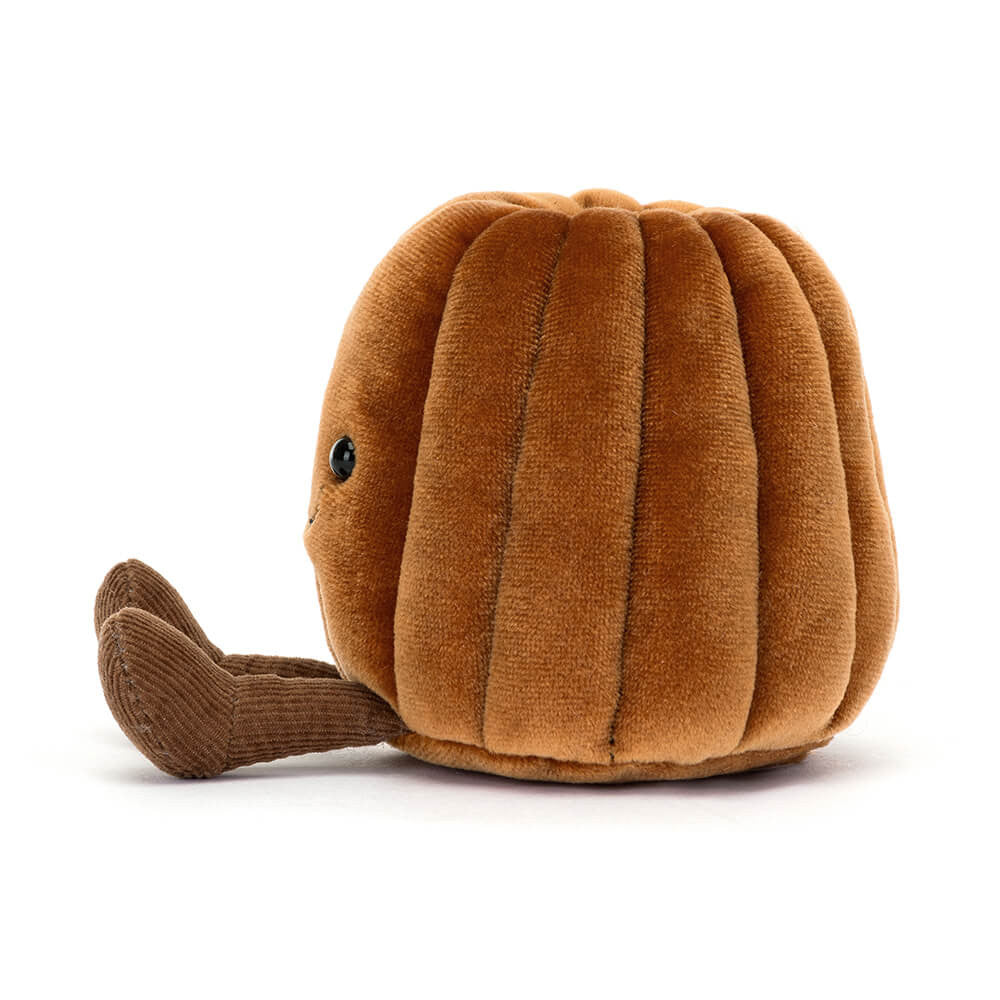 Brown plush Amuseables Carole Canelé on a white background