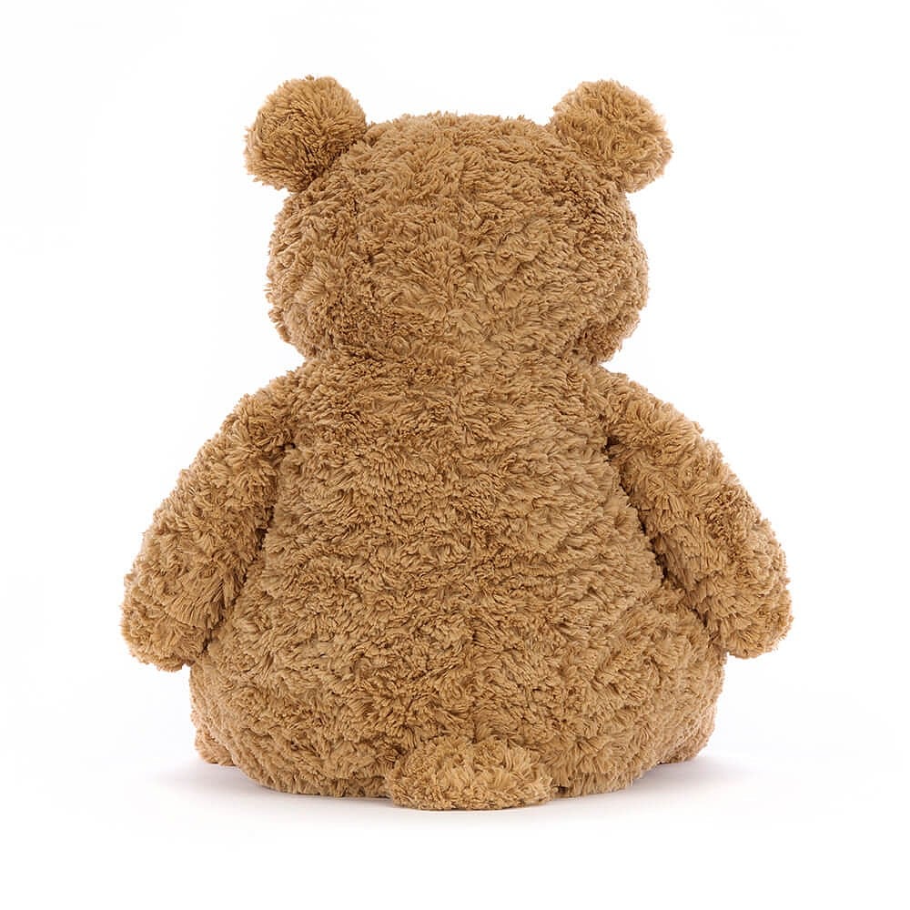 Bartholomew Bear Medium from behind on a white background