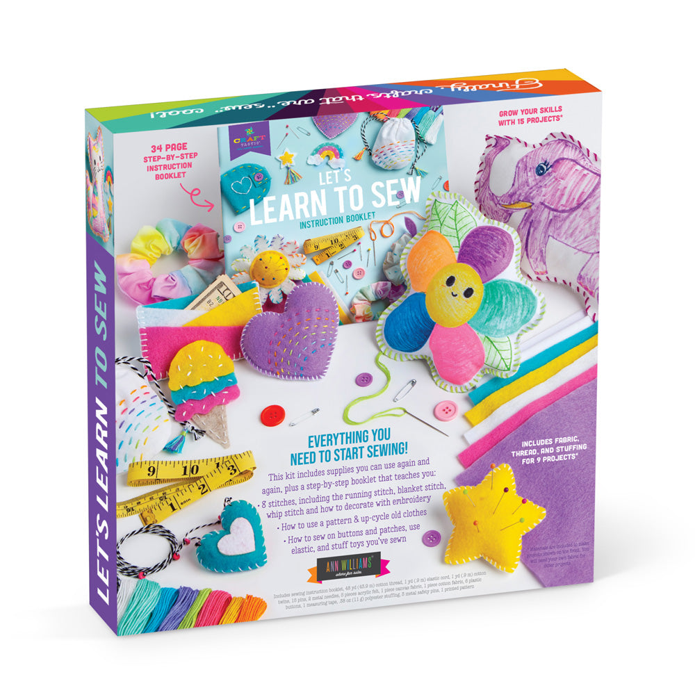 CRAFT-TASTIC® LETS LEARN TO SEW