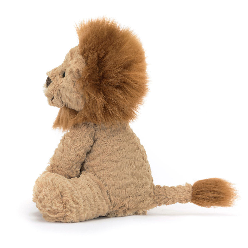 Stuffed Fuddlewuddle Lion Medium toy on a white background