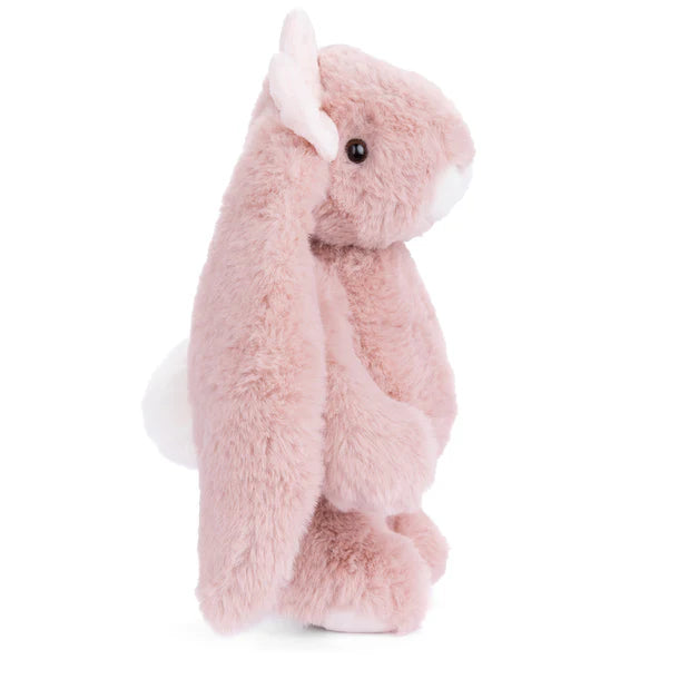Plush Friendly Kanina - Antique Pink bunny with pink color on a white background