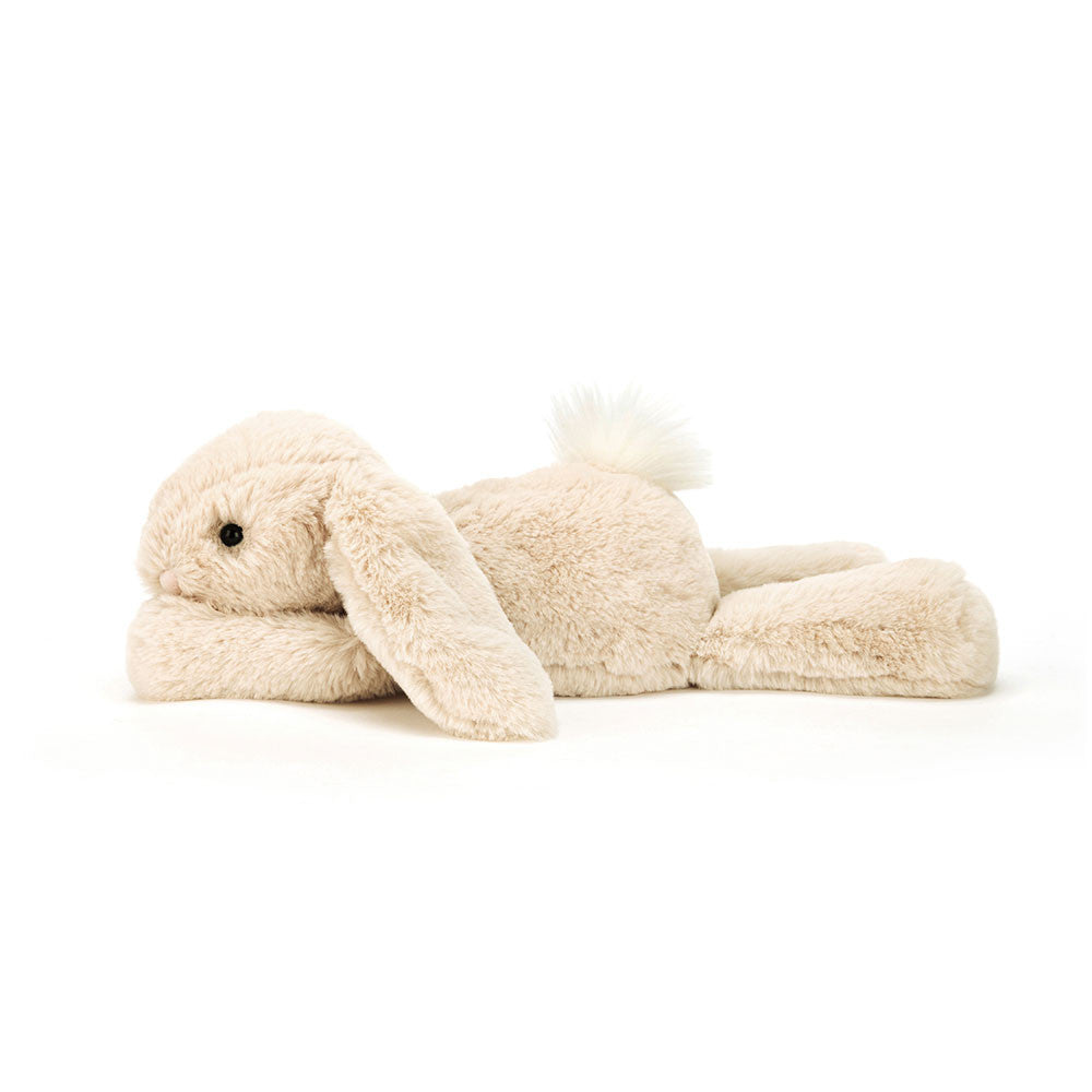 Beige plush Smudge Rabbit Medium toy on a white background
