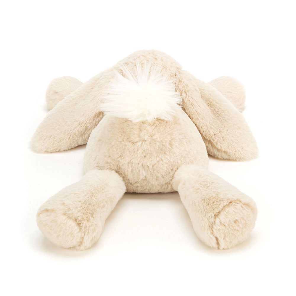 Beige plush Smudge Rabbit Medium on a white background