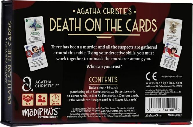Death On Cards: Agatha Christie