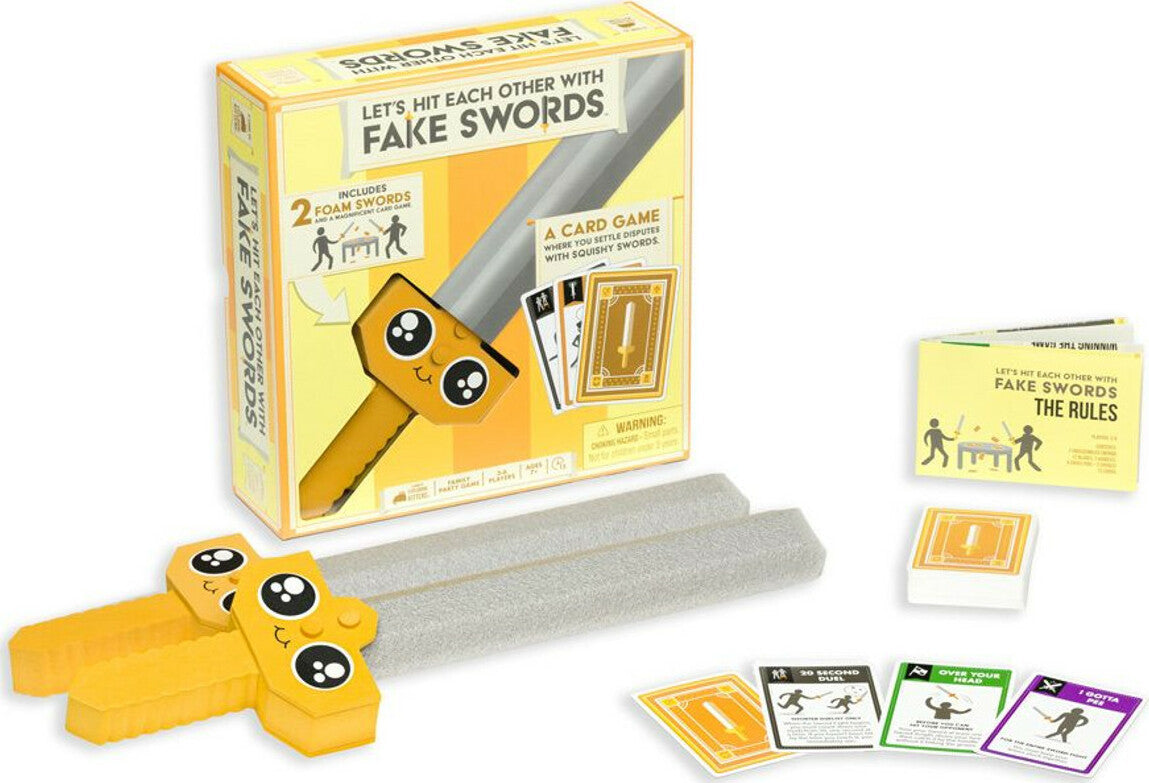Let's Hit Each Other with Fake Swords