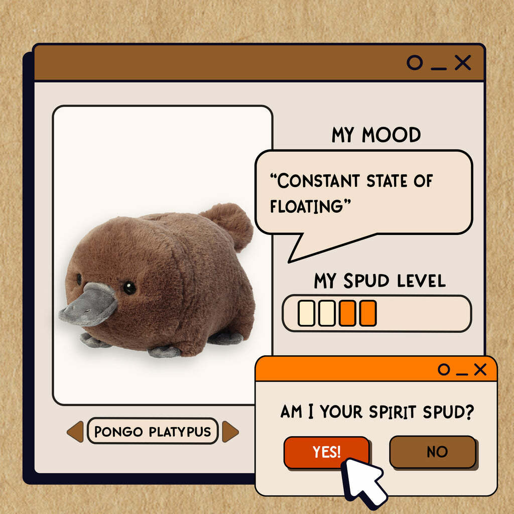 Cartoon toy platypus