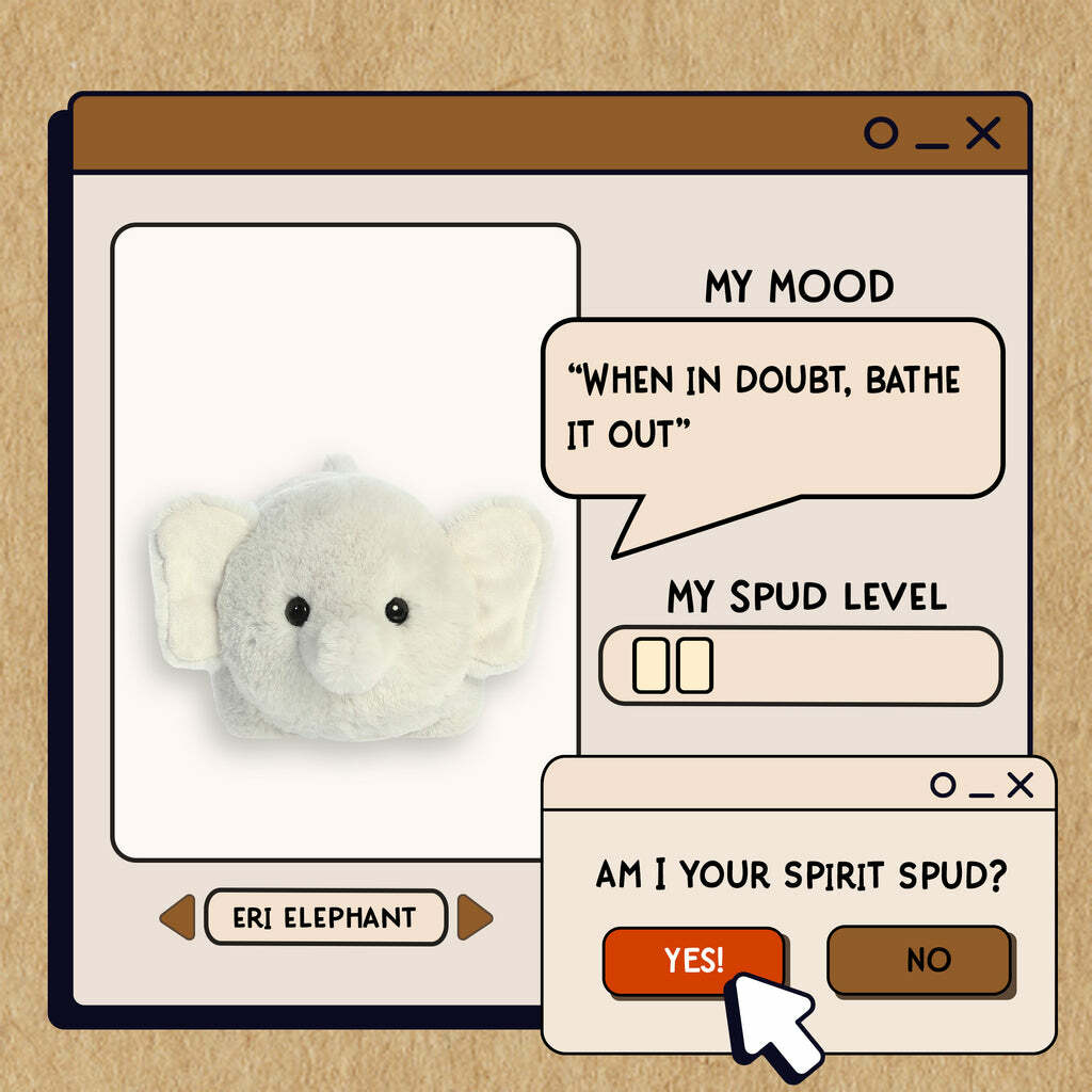 Cartoon elephant plush toy