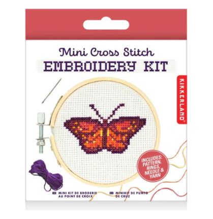 Butterfly Mini Cross Stitch Embroidery Kit