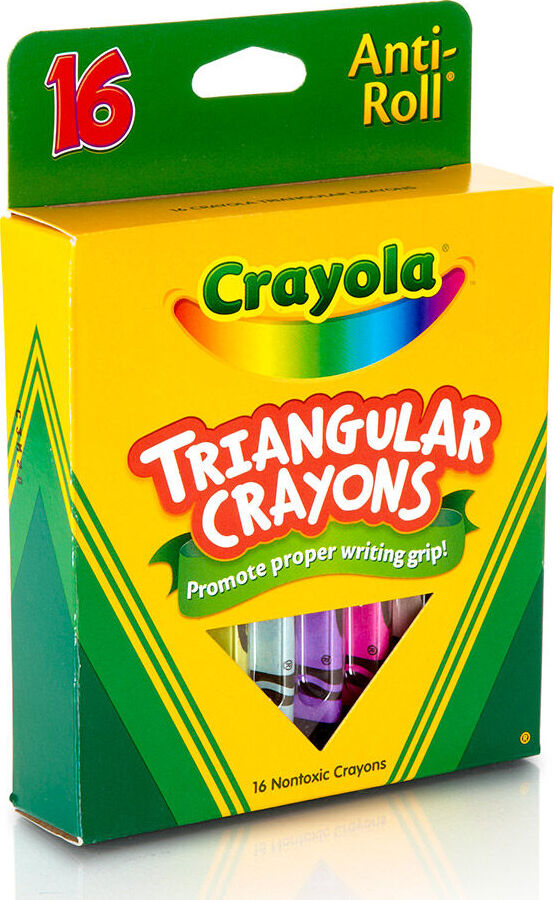 16 Ct Triangular Crayons