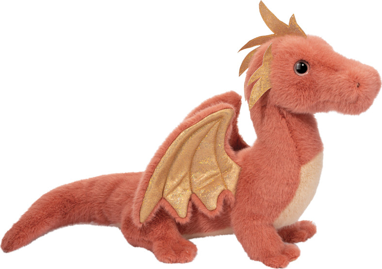 Plush Burnie Dragon Soft on a white background