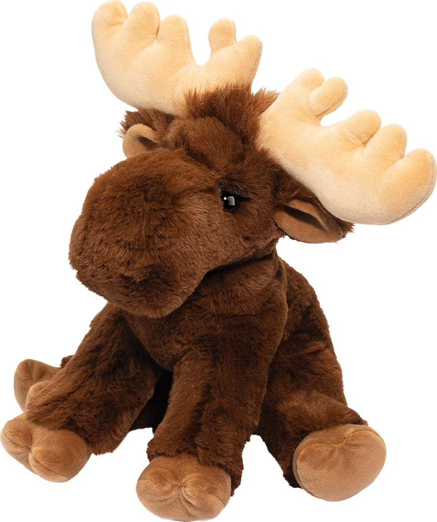 Plush Judie Moose Soft on a white background