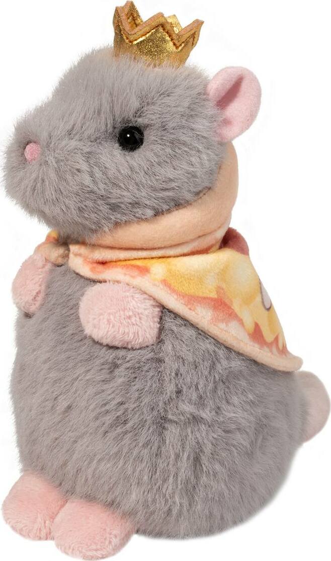 Plush Pizza Rat Macaroon on a white background