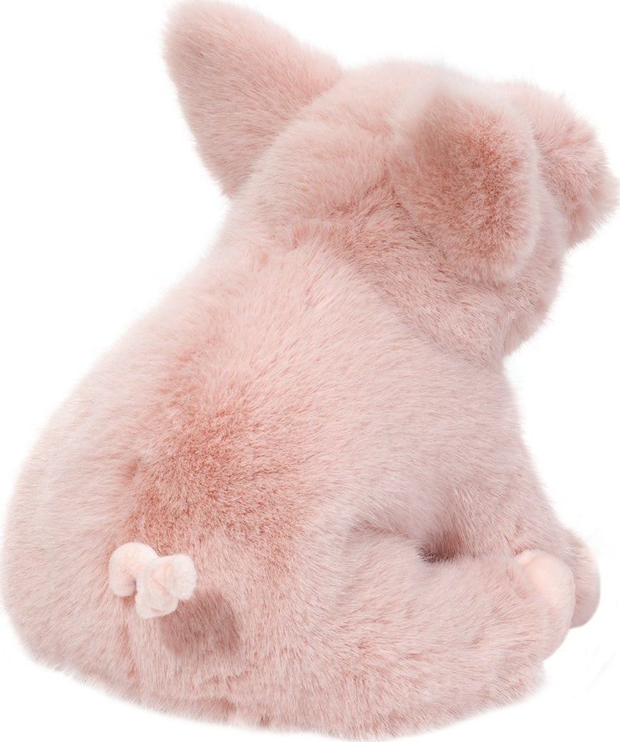 Plush Super Pinkie Soft Pig on a white background