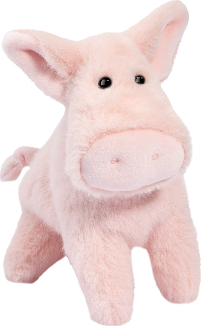 Plush Peter Pig Muzzle on a white background